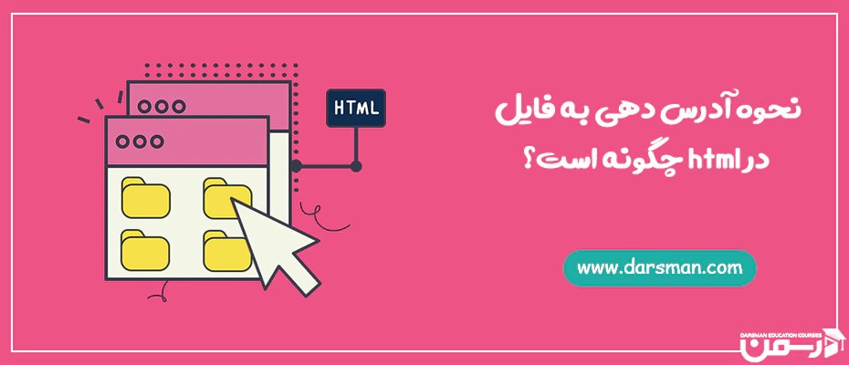 نحوه آدرس دهی به فایل در html